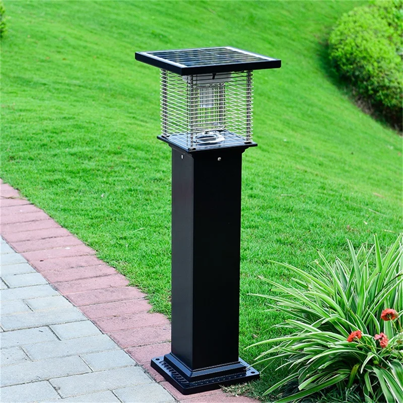 Уличная лампа OUFULA на солнечной батарее для уничтожения комаров ловушка