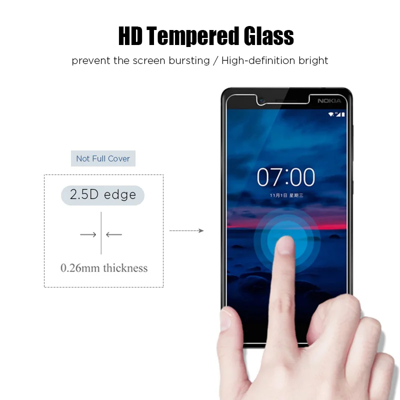 1 шт./2 шт. Защита экрана для Nokia 4 2 5 HD закаленное стекло 3 Plus 3.1A 3.1C переднее