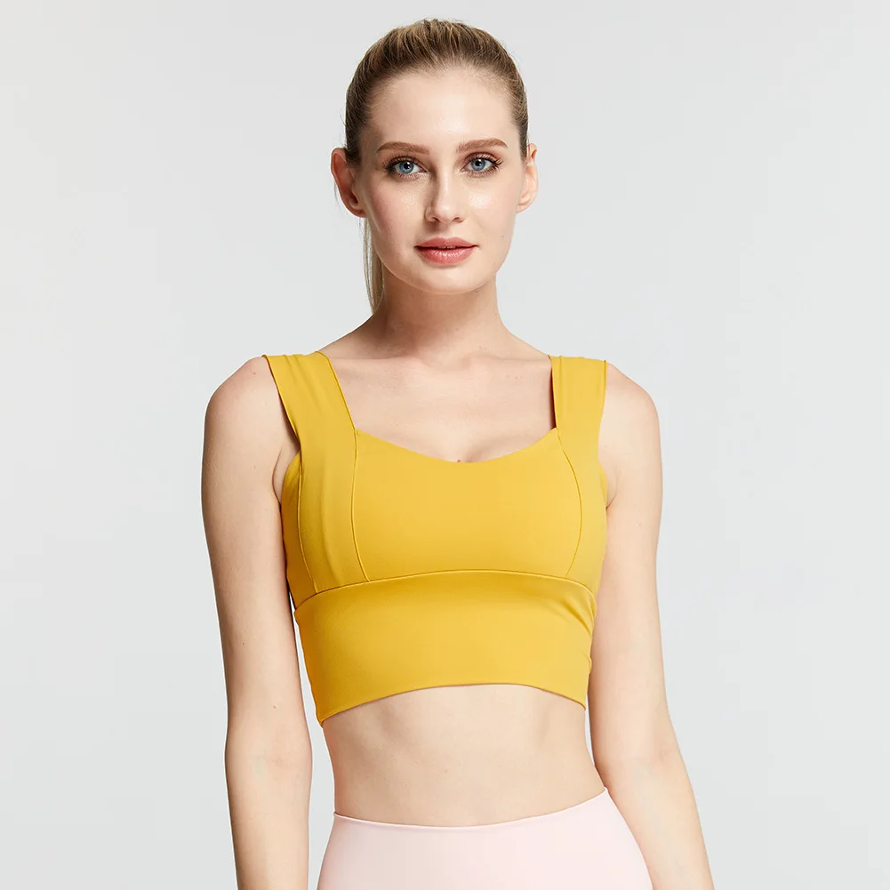 

Plus Size Sports Underwear Women's New Summer Sleeveless Push Ups Quick Dry Elasticity Fitness Vest Yoga Beauty Back Bra 2021