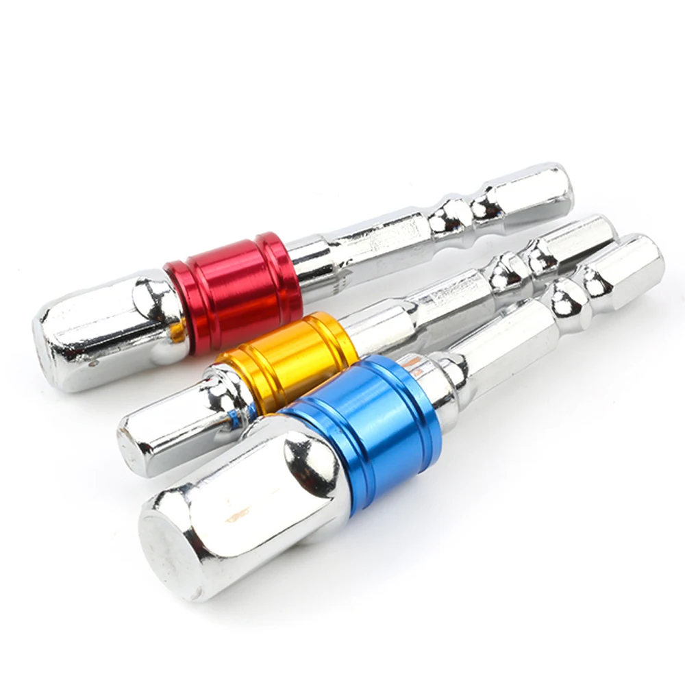 3 шт. 1/4 &quot3/8&quot 1/2 &quotшестигранный хвостовик гайки дрель влияние ДИД гнездо