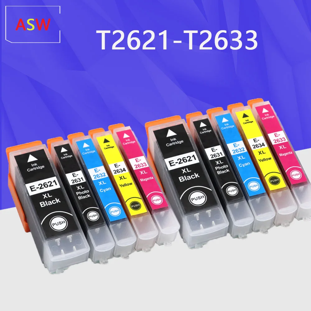 Совместимость T2621 T2631 T2634 патрон чернил для принтера EPSON XP 520 600 605 610 615 620 625 700 710 720 800