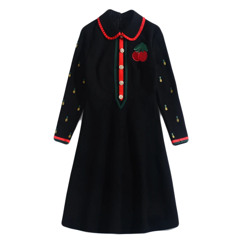 Подиум Дизайнер Высокое качество Весна Осень Новые женские модные вечерние