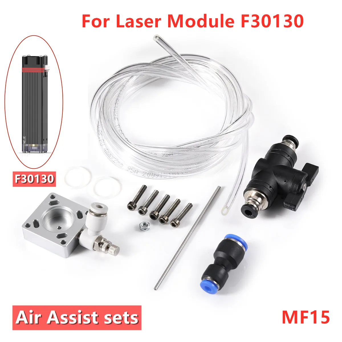 

NEJE MF15 Manual control air assist kit for NEJE F30130 laser module-1.5mpa