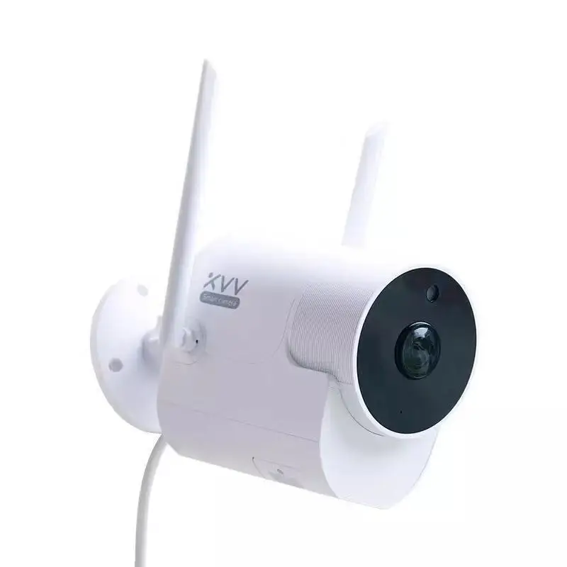Set 1 with EU Plug Новейшая Xiaomi Xiaovv наружная панорамная камера наблюдения камера беспроводной wifi высокой четкости ночного видения с приложением Mijia - Цвет: Set 1 with EU Plug