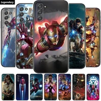 iron man marvel phone cover hull for samsung galaxy s6 s7 s8 s9 s10e s20 s21 s5 s30 plus s20 fe 5g lite ultra edge
