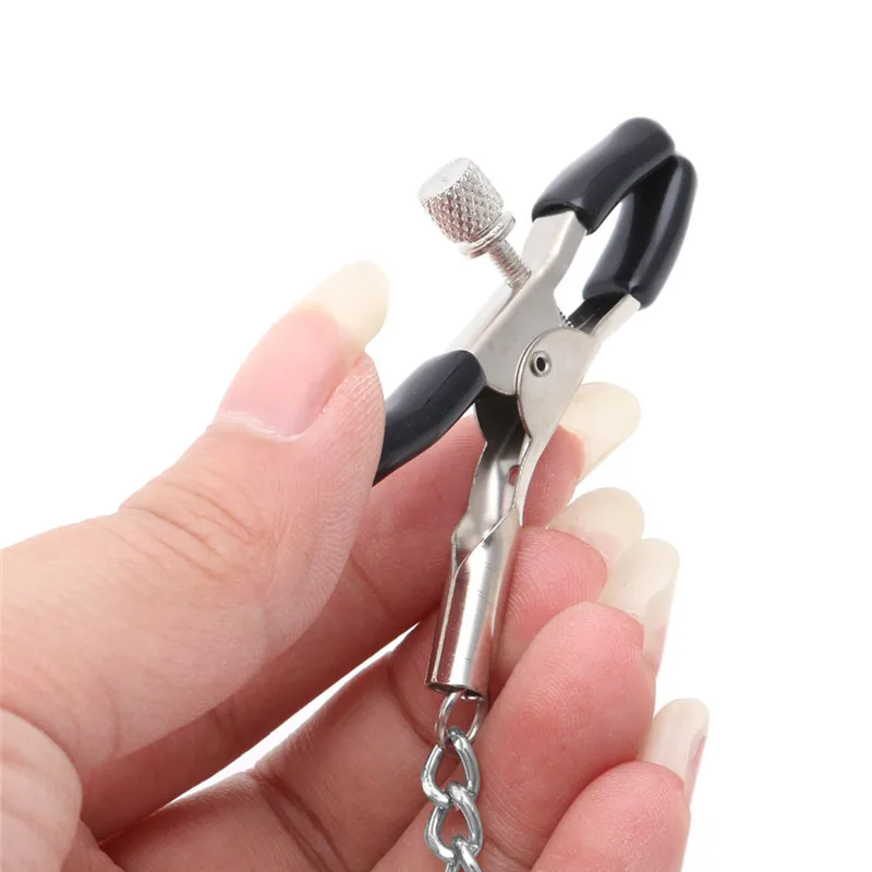 Металлический ниппель зажимы с 30 см цепи соски взрослые игры секс игрушки для