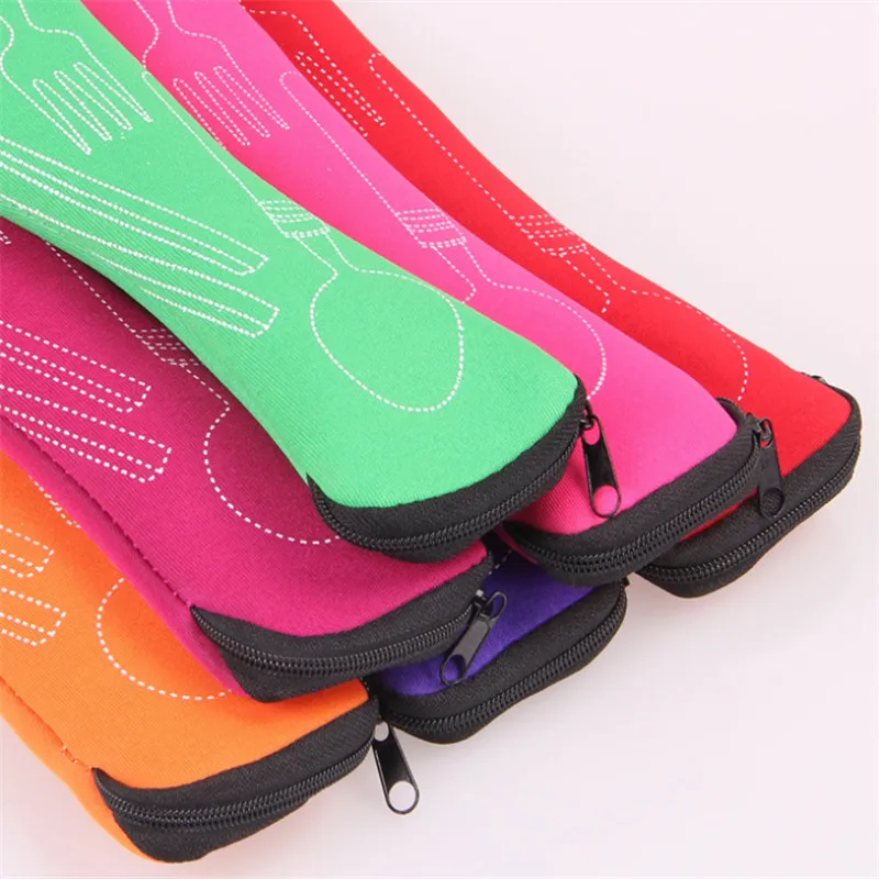 Портативный флип-чехол для столовых приборов кухонная утварь студентов дорожные