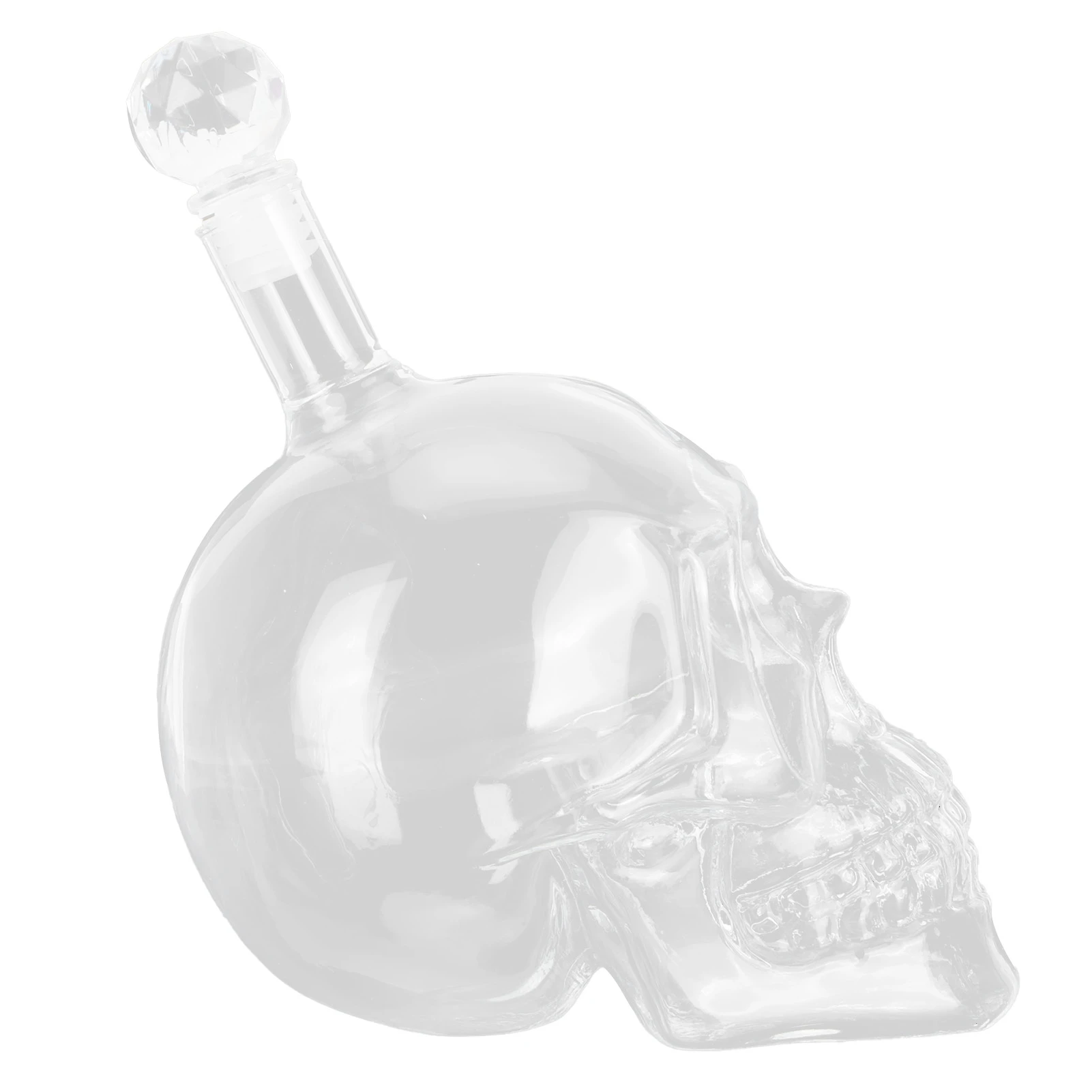 

Red Wine Bottle Wine Bottle Wine Container Vodka Bottle Skull Shape for Bar