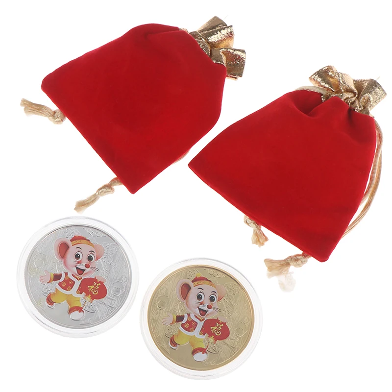 1 шт свинья Сувенир Монета Китайский Зодиак памятная монета новогодние подарки
