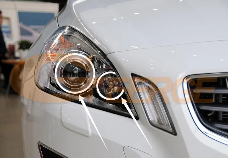Для Volvo S60 II V60 2010 2011 2012 2013 пред лицевая сторона ксеноновые фары отличные ультра