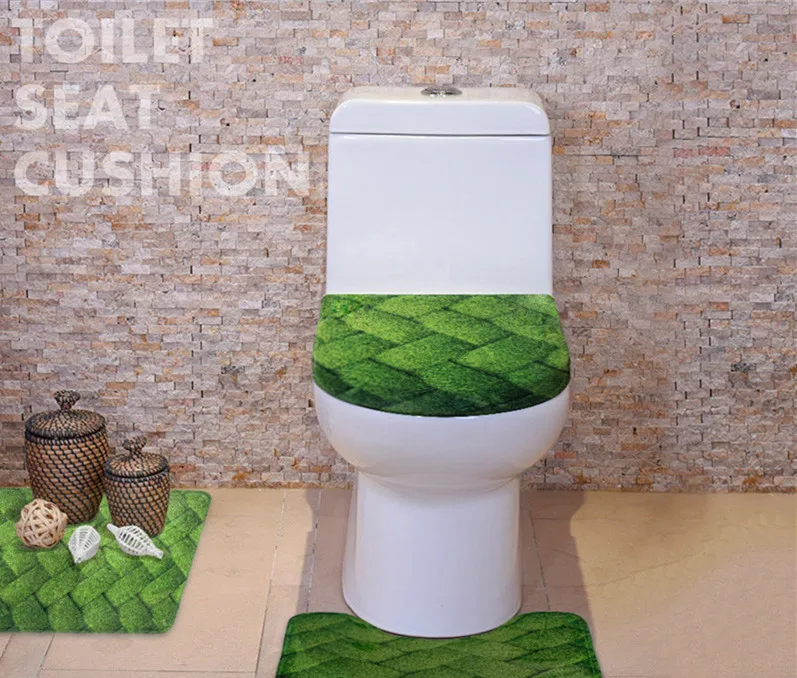 Набор ковриков для ванной с леопардовым принтом Нескользящие | Дом и сад