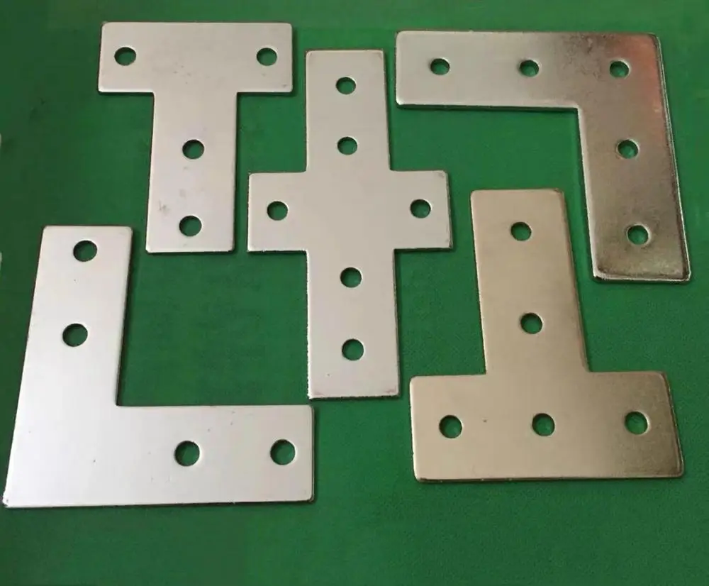 Соединительная пластина углового кронштейна для алюминиевых профилей типа T 2020