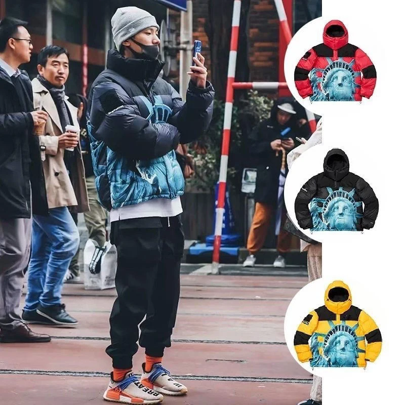 Зимняя куртка одежда для женщин и мужчин хлопковые парные куртки свободная