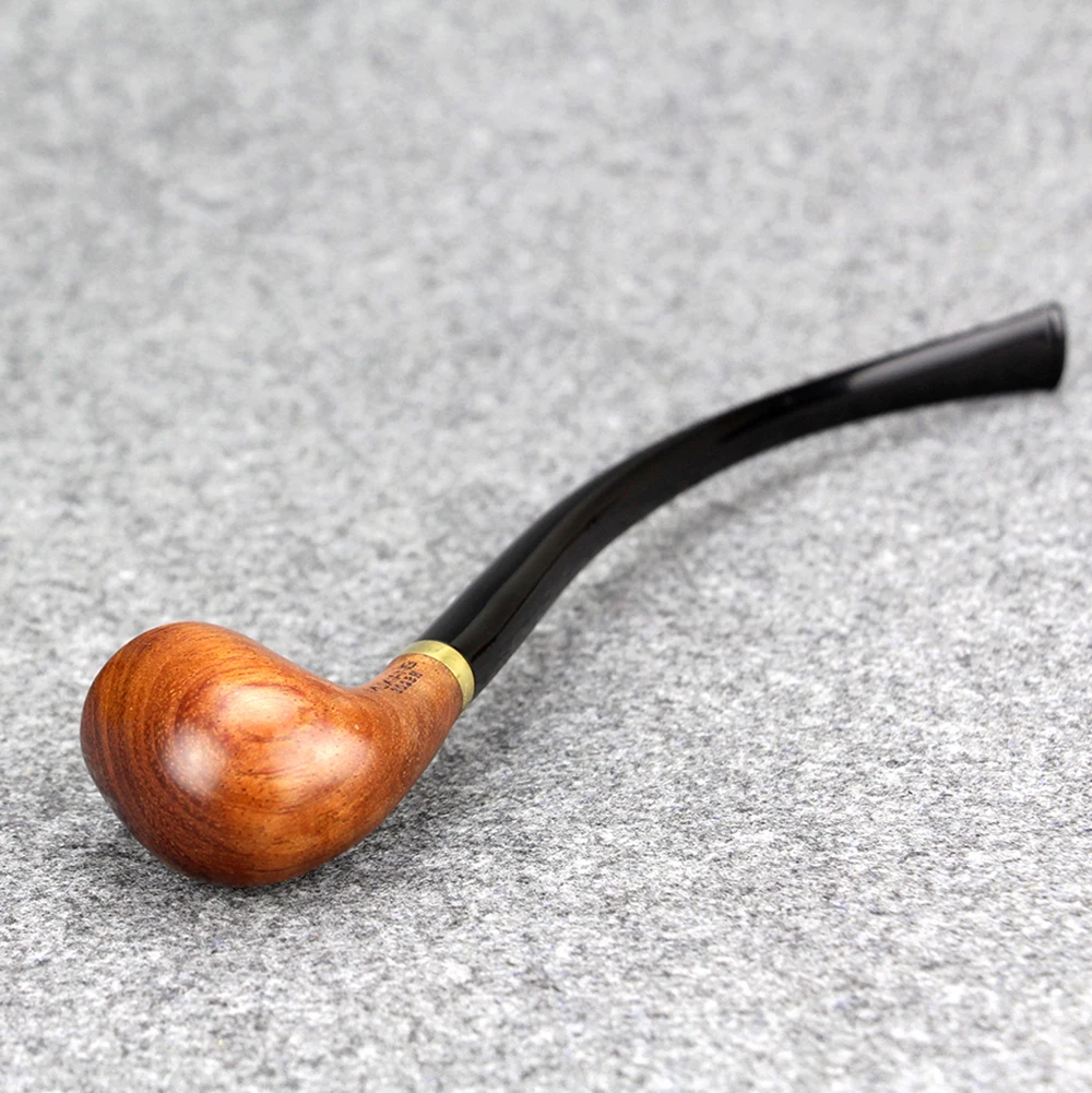 Высококачественная розовая деревянная трубка с инструментами 23 см курительная 3