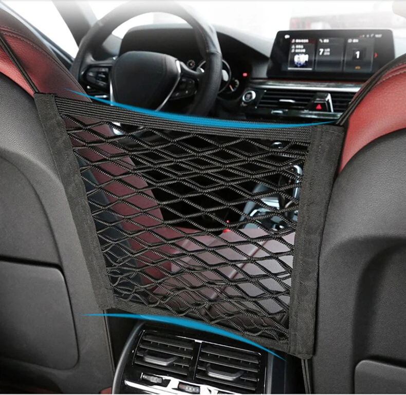 Автомобильная сетка-органайзер для хранения спинки сиденья skoda superb rapid karoq octavia fabia