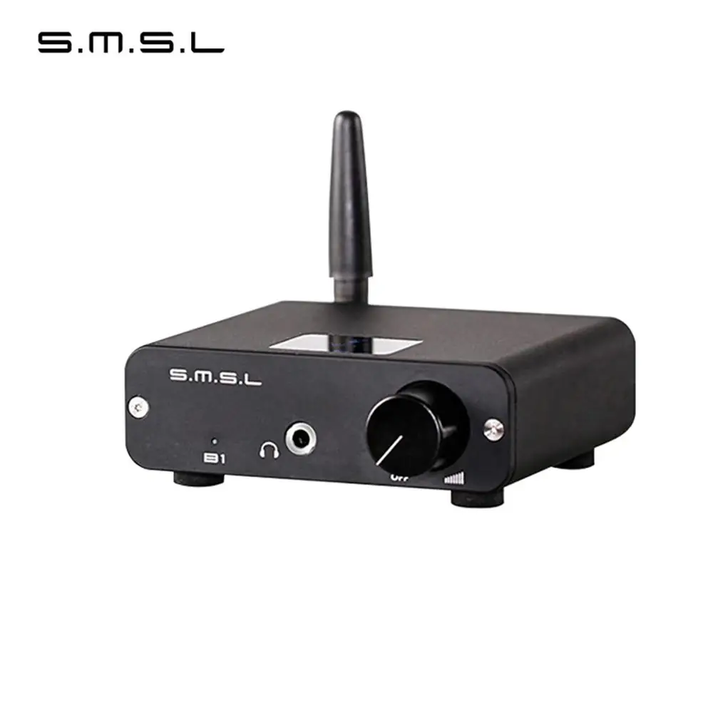 SMSL B1 портативный стерео bluetooth усилитель приемник с усилителем для наушников hifi усилитель аудио декодер мини ЦАП аудио усилитель