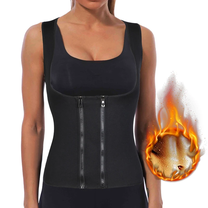 Женский Регулируемый облегающий боди на молнии спереди тренировочный жилет