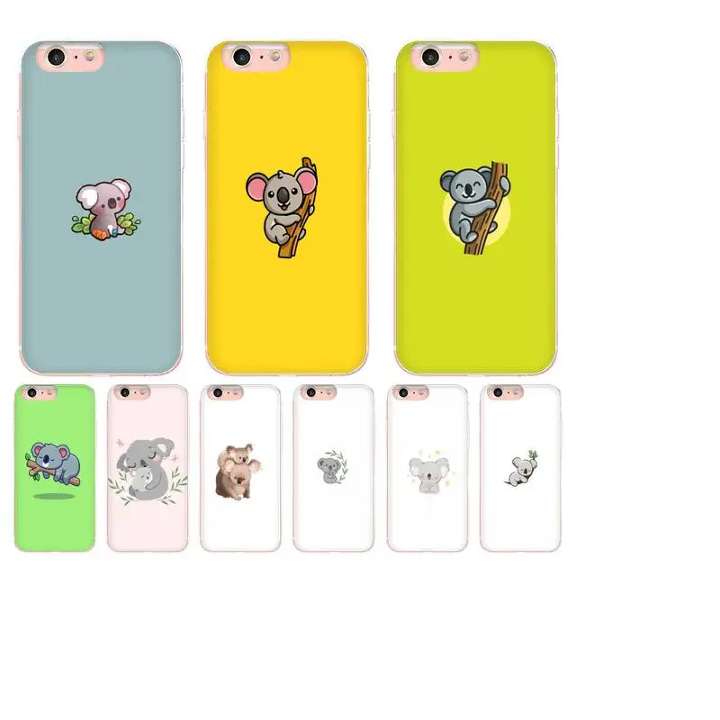 

koala bear Phone Case For DIY iPhone X XS MAX 11 12 13 pro max 6 6s 7 7plus 8 8Plus 5 5S XR SE 2020 funda case