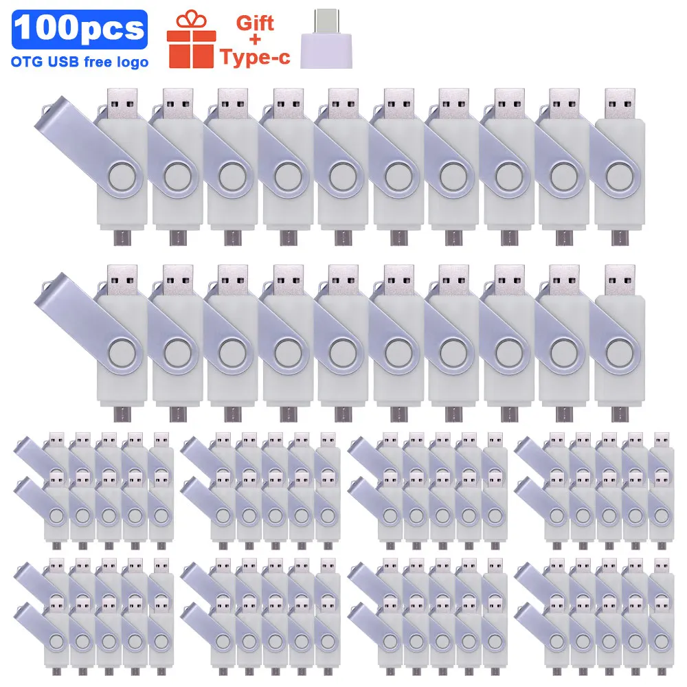 100 шт./лот новый стиль OTG USB 2 0 флеш накопитель 8 ГБ 16 32 64 128 внешний 3 в 1 флешка