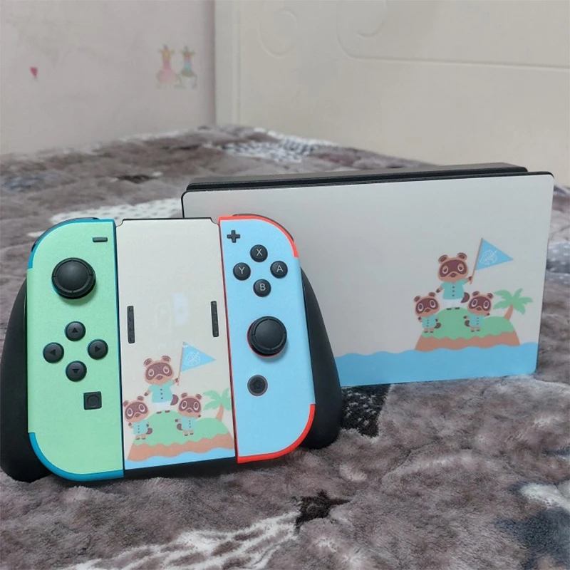 Наклейка на лицевую панель для консоли Nintendo Switch и док станции джойстика Joy