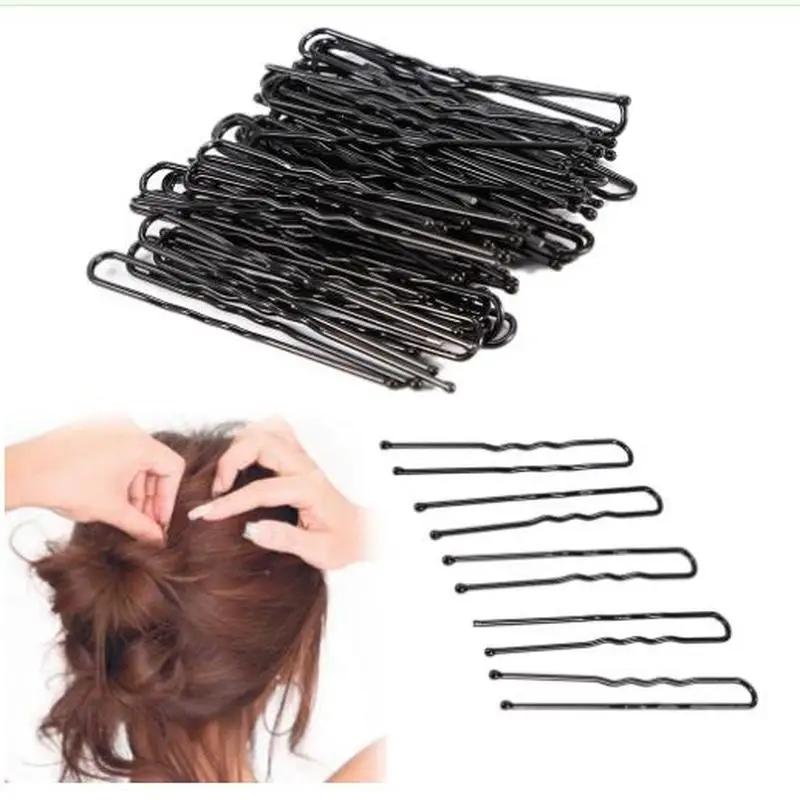

50 шт./лот 6 см заколка для волос в форме U-shaped Bobby для женщин и девочек