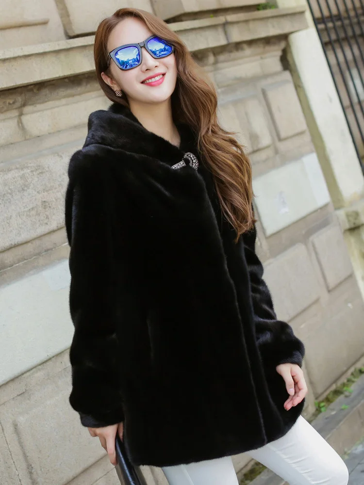 Пальто из искусственного меха особенно Женская одежда зима 2020 пушистая куртка