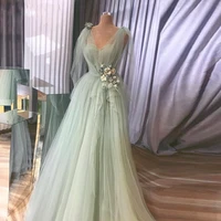 evening prom celebrity dresses 2022 womans party night cocktail long tulle dresses plus size dubai arabic formal dress