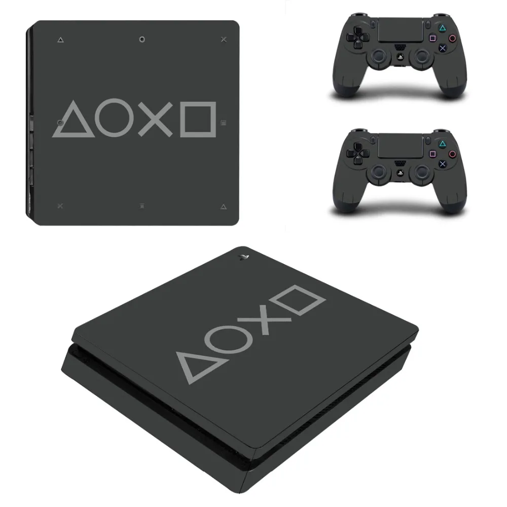 Дизайн полное покрытие лицевые панели PS4 тонкая кожа Наклейка для playstation 4 консоль и контроллер PS4 тонкая наклейка
