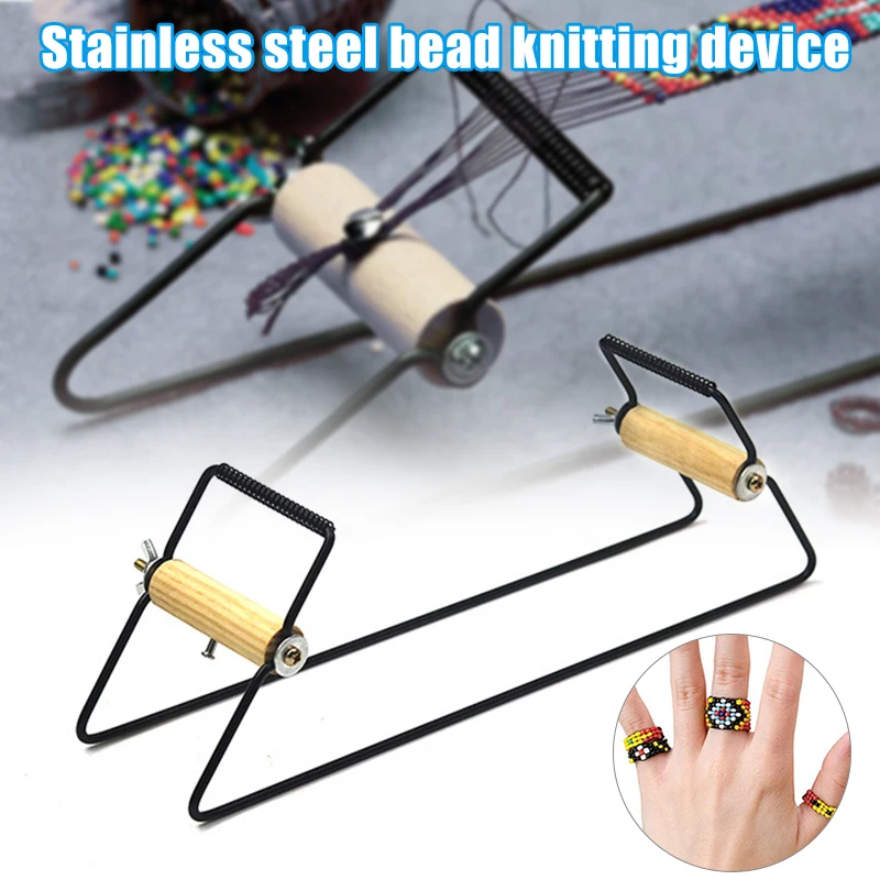

Hot sale DIY Wood Weaving Beading Loom Kit for Jewelry Bracelet Handmade Knitting Machine Wood Alloy Material Dropshipping