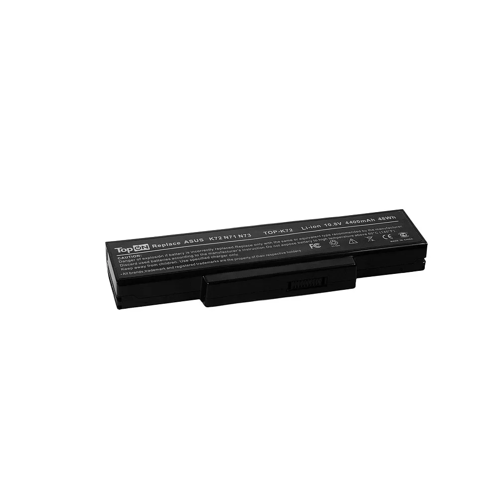 Аккумулятор TopON для Asus N71JA (4400mAh)