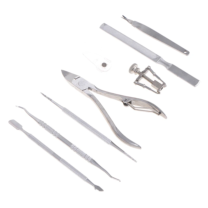 Набор инструментов для педикюра 8X коррекции вросших ног уход за