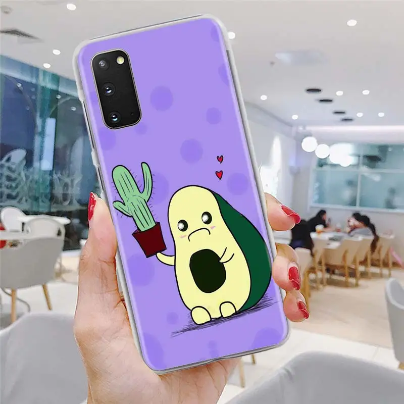 

Avocado Cute Cartoon Fruit Phone Case 6.5" for Samsung Galaxy S20 FE S10 Plus S21 Ultra S10e S8 S9 Plus Hard PC Cover Bumper