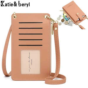 Сумка на плечо для женщин, супертонкий дизайнерский саквояж для телефона, маленький кошелек кросс-боди из искусственной кожи для женщин, кредитница