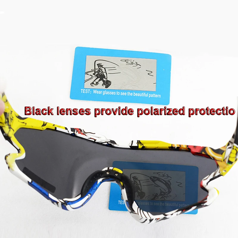 

2021 Kapvoe New Polarized Cycling Glasses Men&Women Mountain Bike Goggles Sports Fishing Riding Eyewear Bicycle Sunglasses 4Lens