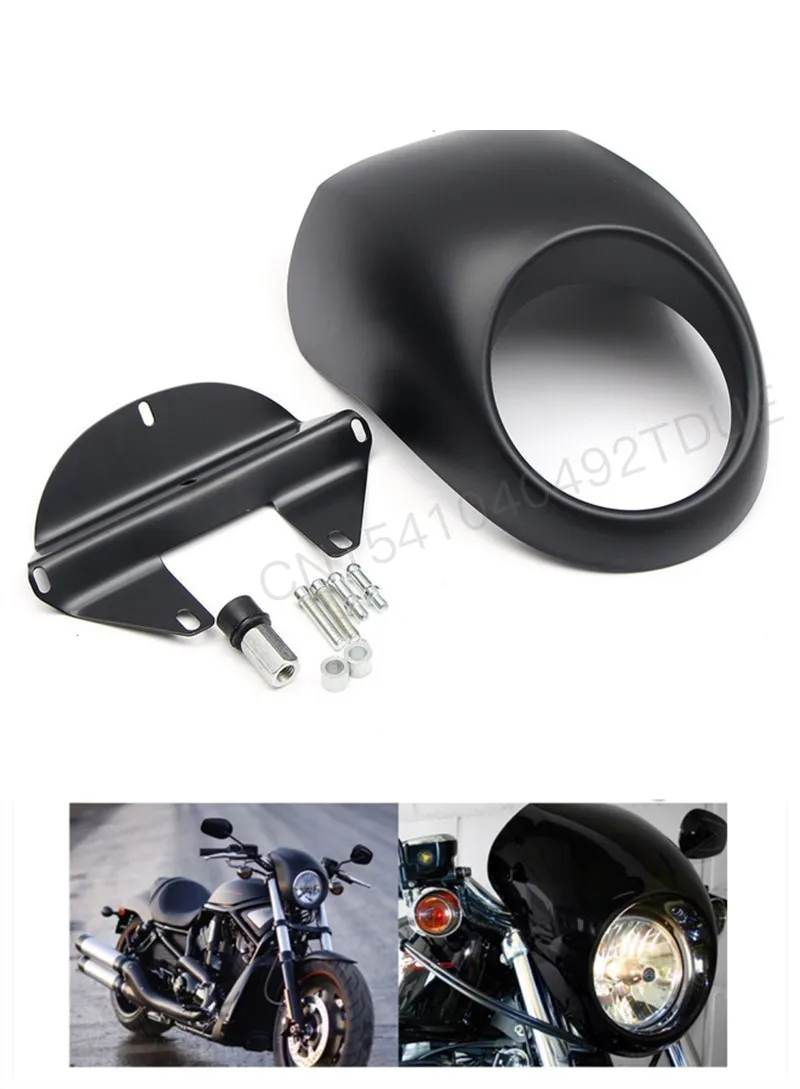 

Motorcycle Accessories It Is Suitable For Harley 883 Xl1200 Modified Headlamp Hood Fairing Frosted Headlamp Hood