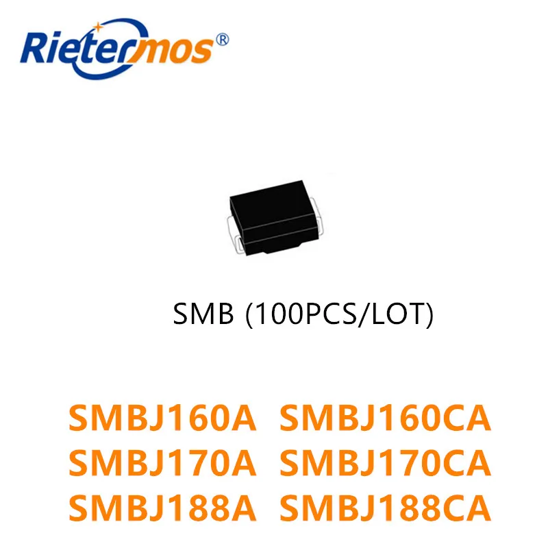 100 шт. высокое качество SMBJ160 SMBJ160A SMBJ160CA SMBJ170 SMBJ170A SMBJ170CA SMBJ188 SMBJ188A SMBJ188CA SMB|smb| |
