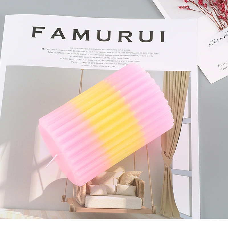 DIY Ручная работа вертикальная полоса форма для изготовления свечей