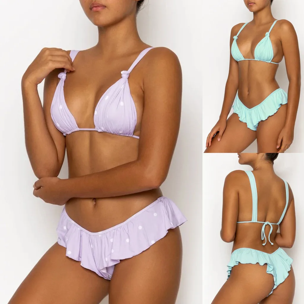 Бикини SAGACE женское Бандажное с чашками пуш-ап 2020 |