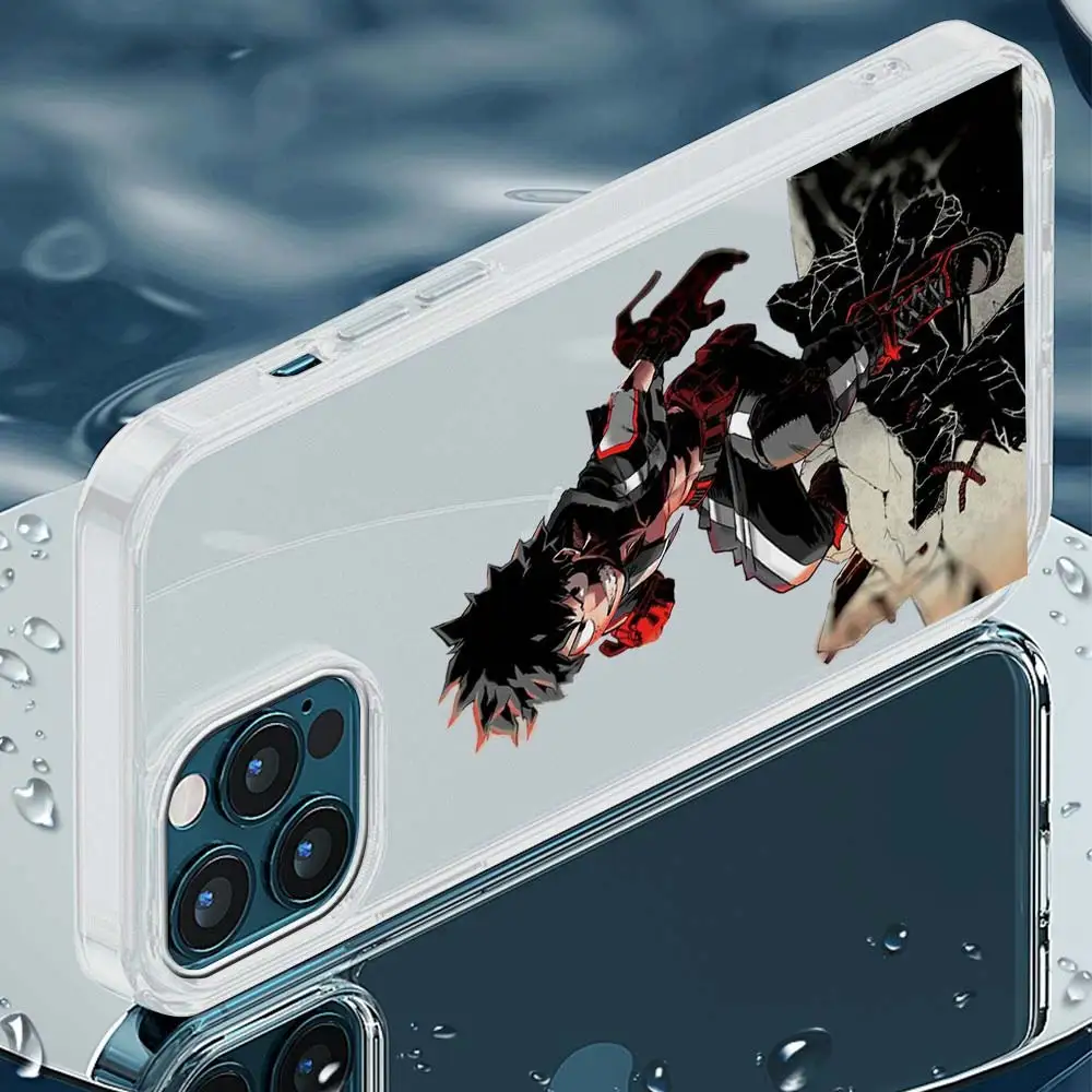 

Phone Case For iPhone 11 Pro Shell For iphone 12 Pro Max 7 8 Plus SE 2020 X XR XS Soft Matte Cover Anime My Hero Academia