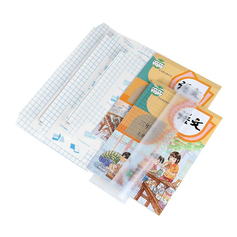 

10Sheets Transparent Clear Books Covers School Students Gradebook Protector Clothing Office