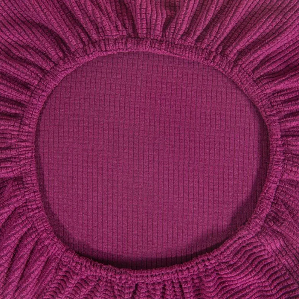 Фиолетовый сплошной стеганый 3D чехол для стула дивана Многофункциональный стул