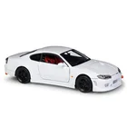 1:24 Nissan Silvia S15 модель автомобиля из сплава, Литые и игрушечные автомобили, коллекционная игрушка автомобиля