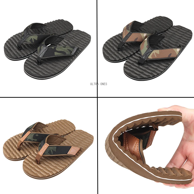 

Tactical EVA Shoe Slippers Hiking Fishing Hunting Climbing Summer Casual Flip-flop Outdoor Sandals Army Soft Camo Comfort Shoes