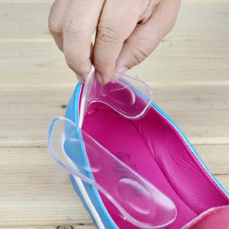 1 пара силиконовых гелевых стелек подошвенный фасциит пятка облегчение боли кожи