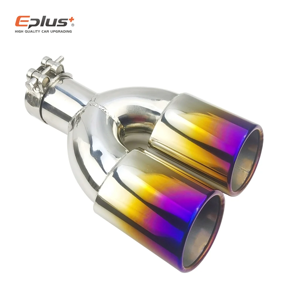 Автомобильный глушитель Eplus универсальный из нержавеющей стали 51 мм 63