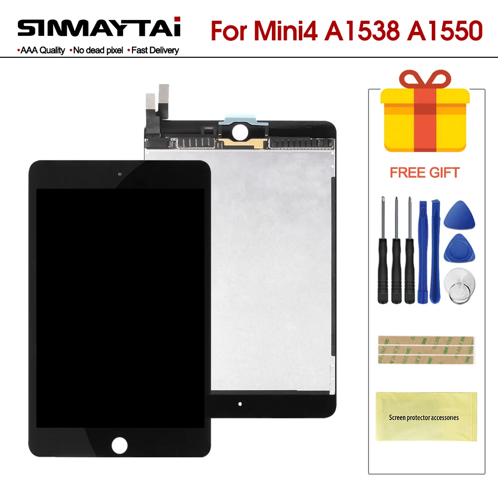 7 9 &quotЖК дисплей для iPad mini 4 A1538 A1550 100% AAA + класс ЖК сенсорный экран дигитайзер