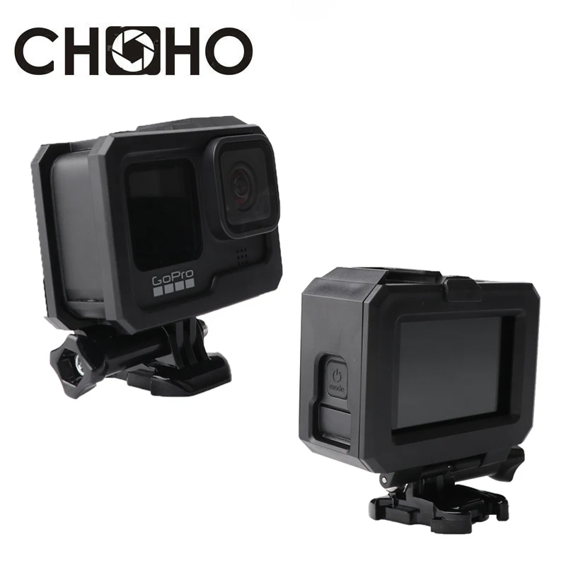 

Рамка чехол оболочка защитный корпус для Φ 10 черный Открытый боковой Клод башмак + одиночный винт для Go pro 9 10 Аксессуары для камеры