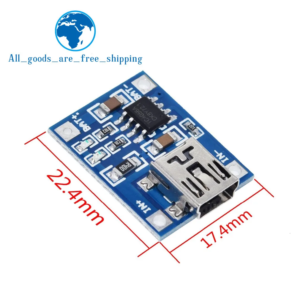 DIY Kit Micro USB 5V 1A 18650 TP4056 модуль зарядного устройства литиевой батареи+ 600MA SB мобильный Мощность Boost доска+ 18650 Батарея Коробка Чехол - Цвет: TP405 Mini