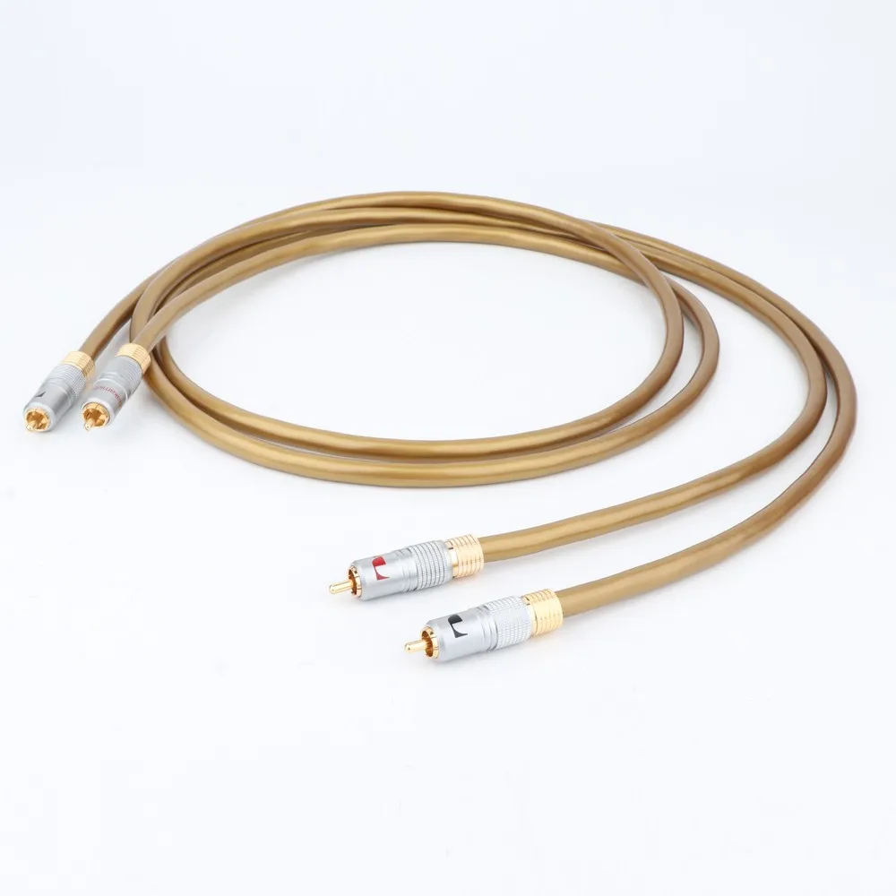 

Аудиокабели Hifi Cardas, усилитель аудиокабеля HEXLINK GOLDEN 5C, CD, DVD-плеер, динамик, кабель RCA для соединения
