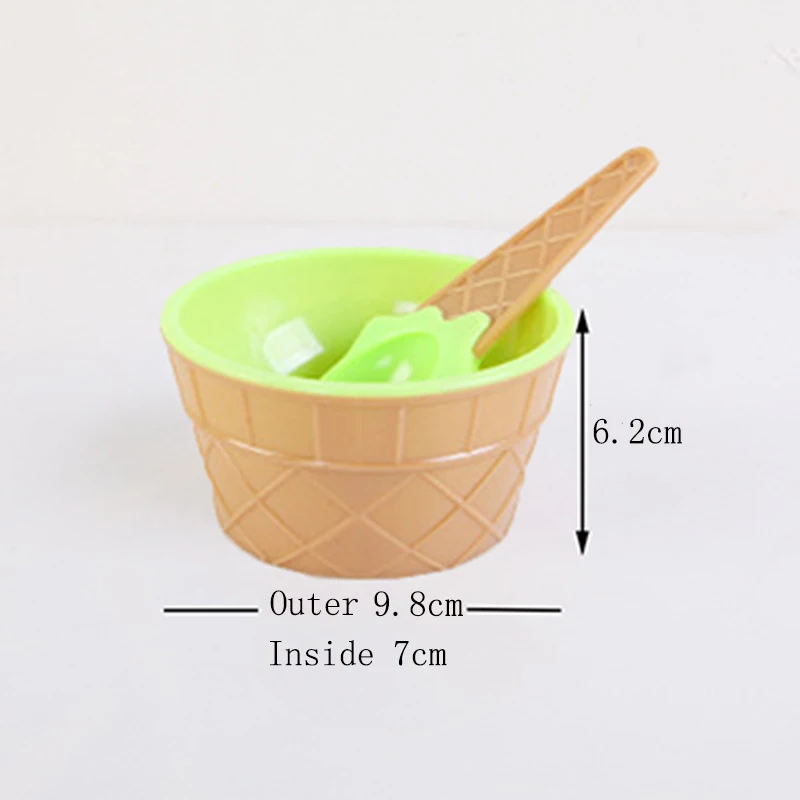 Ложка для мороженого чаша с ложкой замечательный подарок детей миски любовным